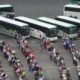 stewart transportation solutions files people onto buses for large event
